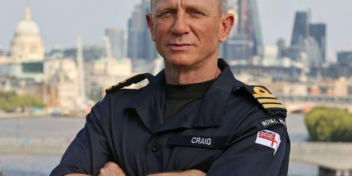 Officially ... Daniel Craig and James Bond hold the same rank in the British Royal Navy