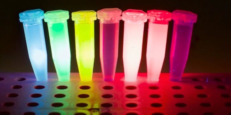 Michael Faraday's Seminal Paper is digitally stored in fluorescent dyes