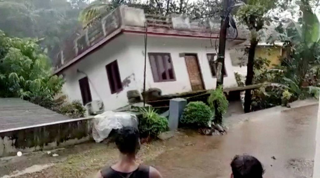 At least 20 people have been killed in floods in southern India