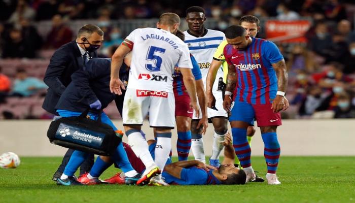 The Barcelona striker was taken to hospital with heart disease