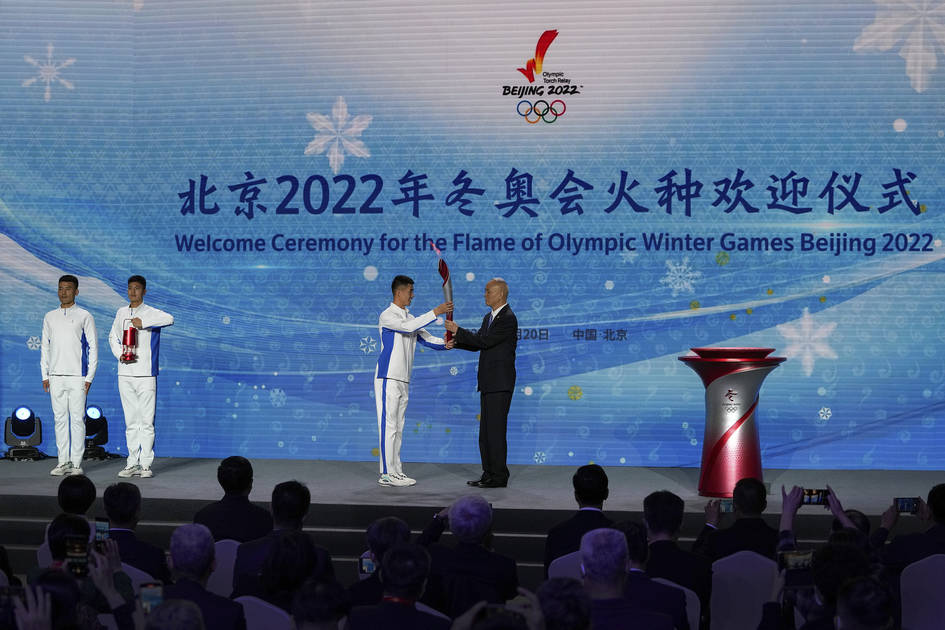 The Olympic torch for the 2022 Winter Games arrives in China