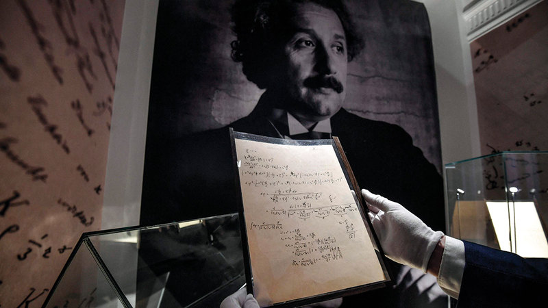 Einstein's manuscript sells for $ 13 million