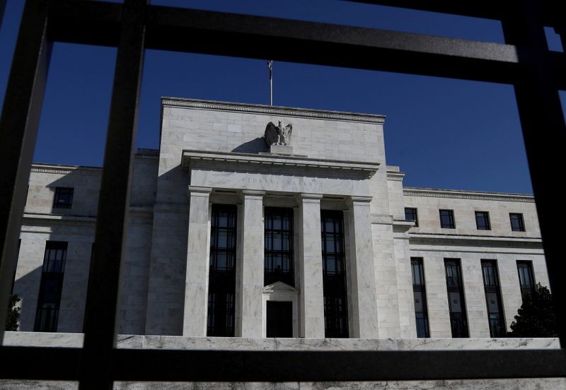 Economic forecasts released by the US Federal Reserve