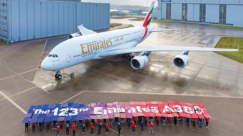 Emirates Airlines completes its A380 fleet by acquiring Flight 123