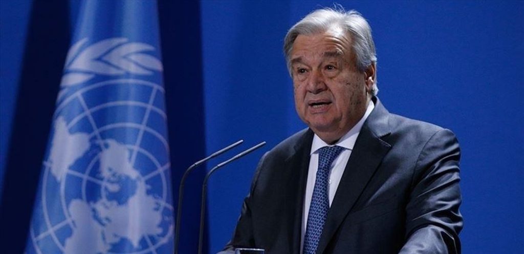 Guterres arrived in Beirut on a visit to Solidarity with Lebanon