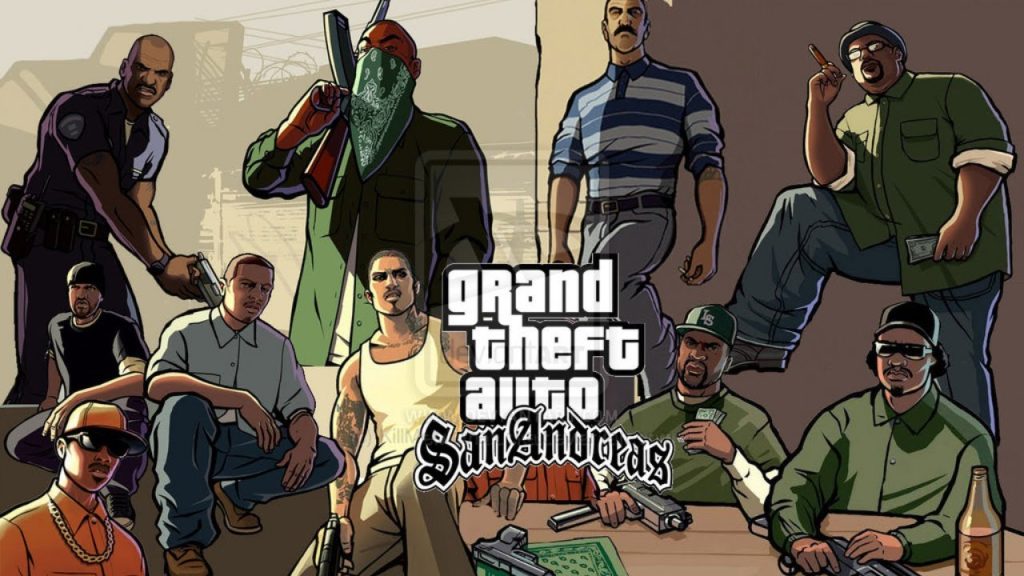 Install the latest version of GTA San Andreas for mobiles Grand Theft Auto