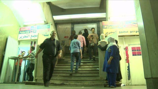 People inside the liberation complex