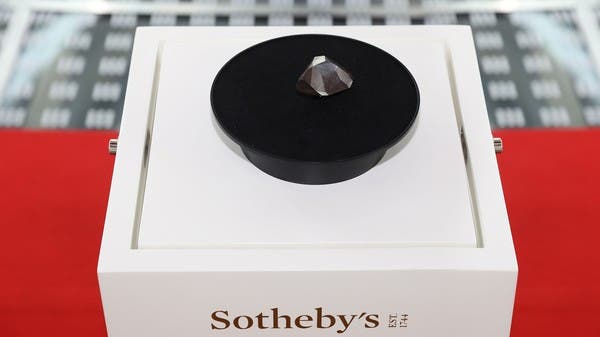 The world's largest black diamond arrived in Dubai