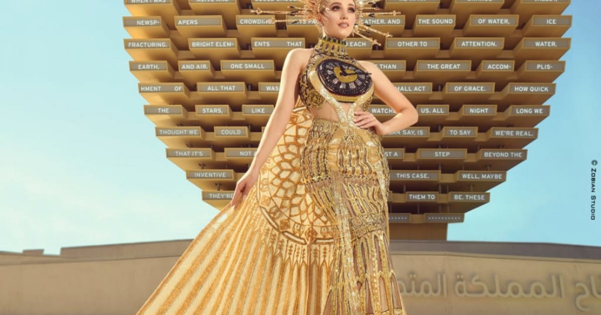 Sand Agak, a designer, shines at the Dubai Expo ... Inspired by this civilization