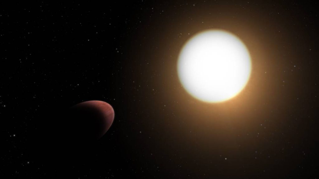 European space telescope "CUPS" discovers rugby ball-shaped planet