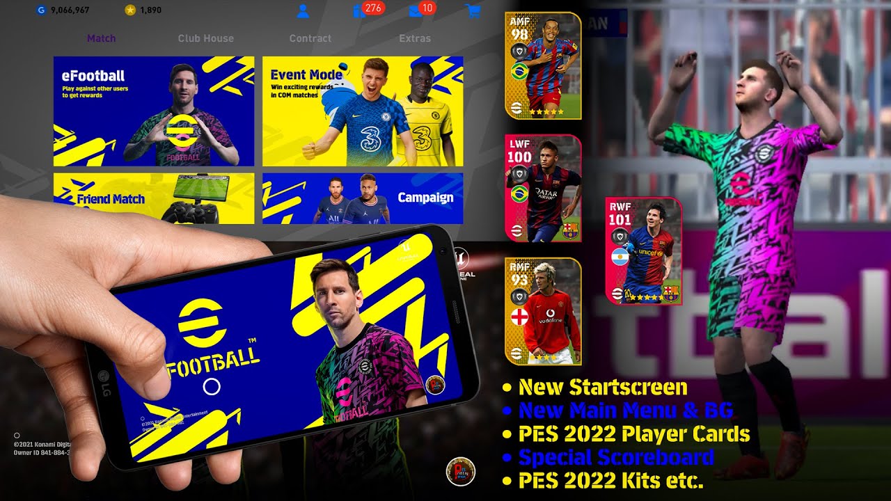 Update pes 2022 mobile