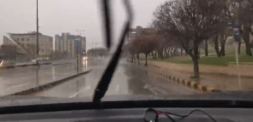 Live Broadcast |  Tour of the capital Amman and scenes of heavy rain with the Arab Weather Representative Amir al-Qaf |  Weather in Arabia