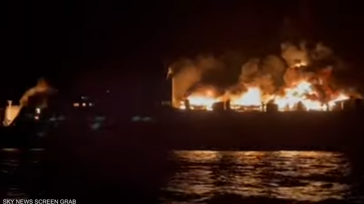 Fire at sea ... 237 passengers trapped in the fire