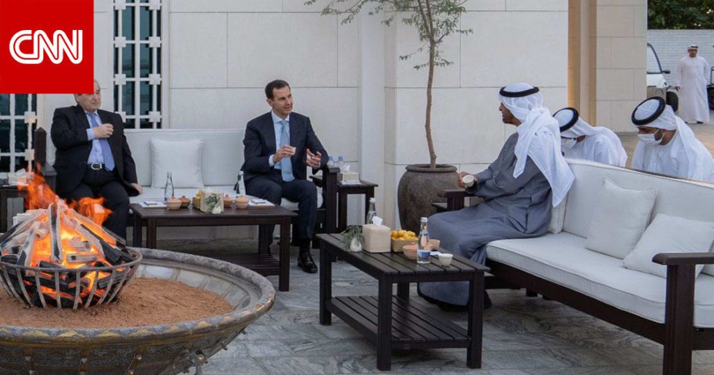 Contact the picture of Faisal Mikdat's pants during his visit to the United Arab Emirates with Assad