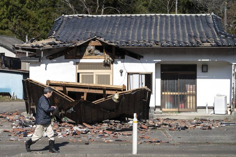 Four people have been killed in a powerful earthquake off the east coast of Japan