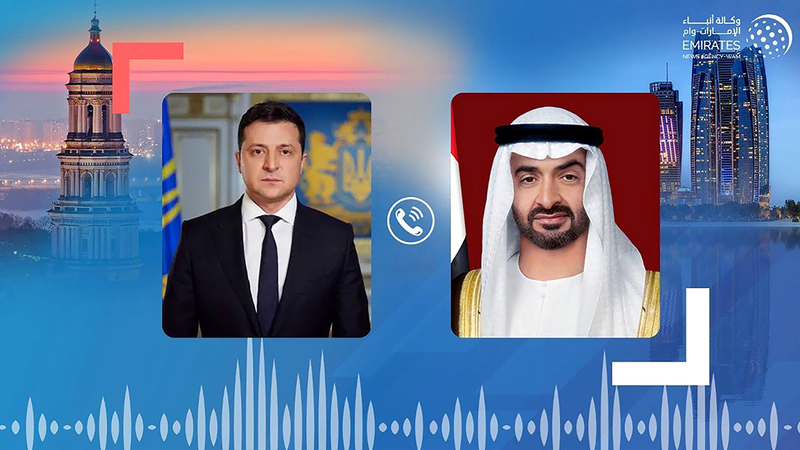 Mohammed bin Saeed discusses the developments in the Ukrainian crisis and the course of negotiations with Zhelensky