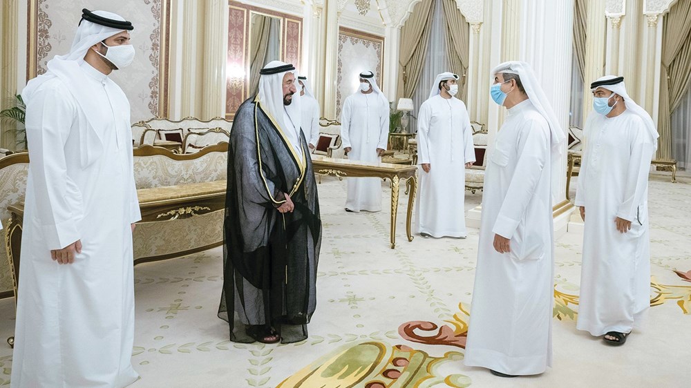 When the ruler of Sharjah Sultan bin Ahmed bin Sultan Al Qasimi met with reporters