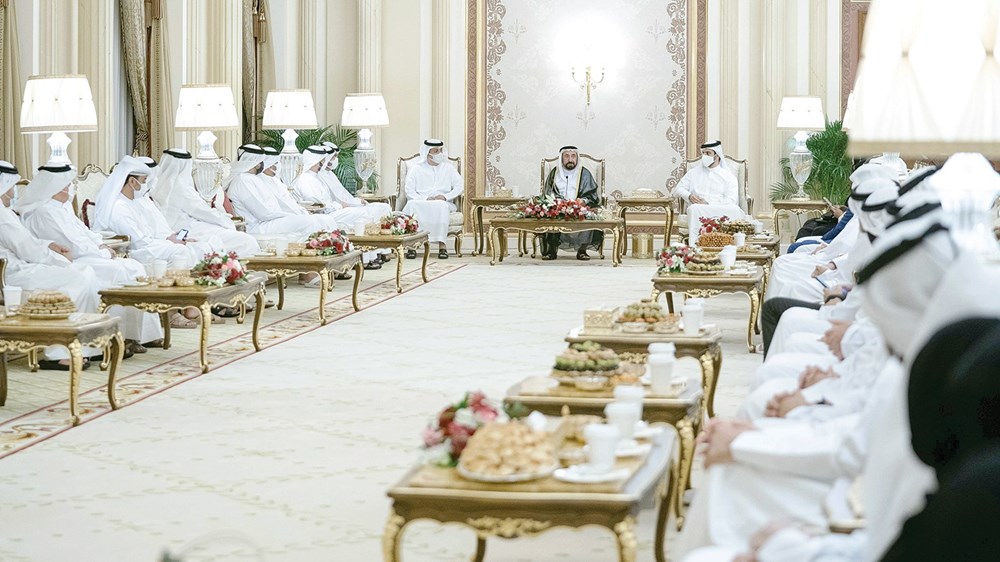 The ruler of Sharjah spoke during a meeting in the presence of Sultan bin Ahmed bin Sultan Al Qasimi and a group of journalists.