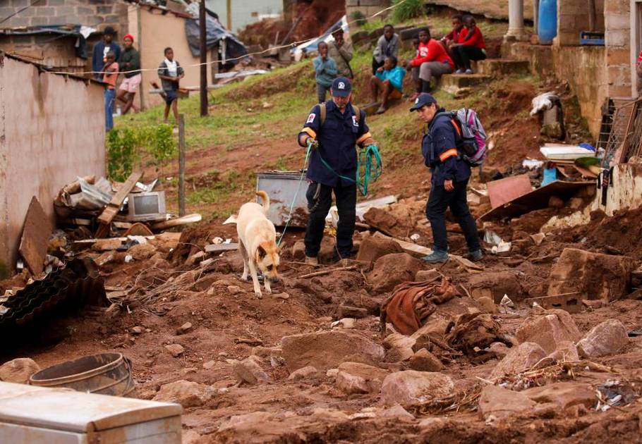 The floods in South Africa killed 443 people and left dozens missing