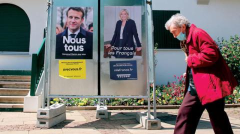 The last contest in the French presidential election