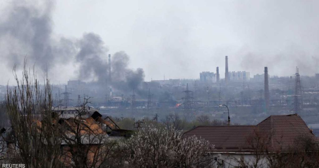 Ukrainian army: Russian forces try to attack the Azovstal plant