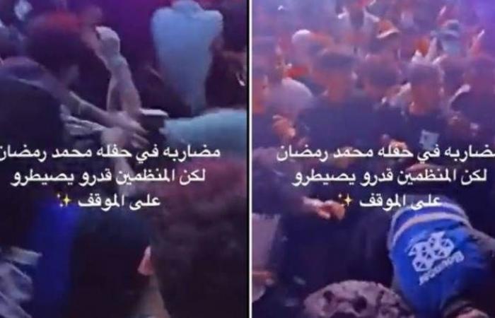 Strict blow .. Controversy at Muhammad Ramadan concert during Jeddah season (video)