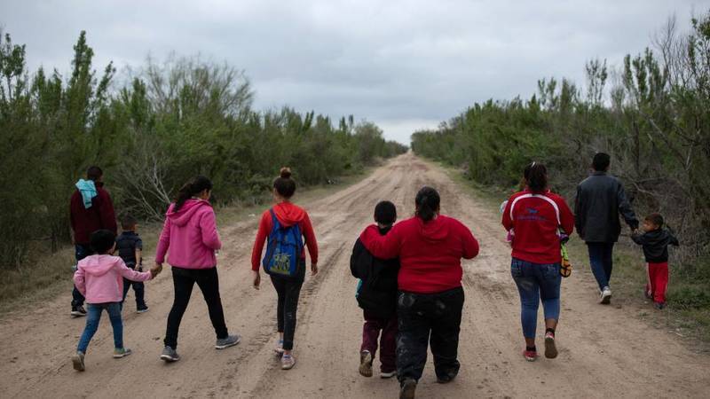 The United States is preparing for the arrival of immigrants from the Mexican border
