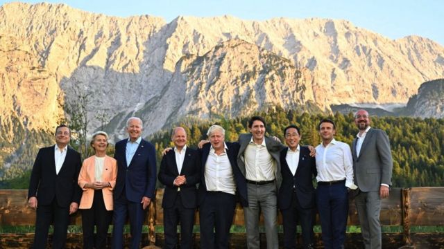 G7 leaders at the 2022 summit