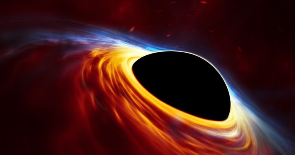 A large black hole swallows an object the size of Earth every second |  Science