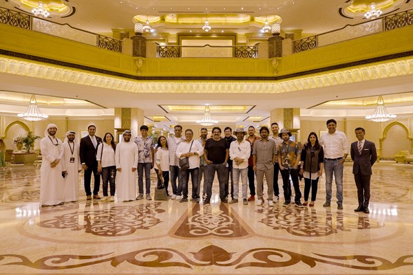 A team of Indian filmmakers visits production sites in Abu Dhabi