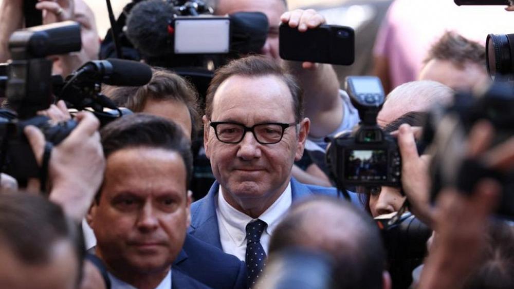 Actor Kevin Spacey has denied allegations of sexual harassment after appearing in a British court