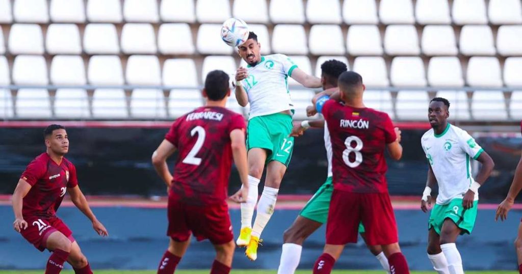Saudi Arabia lost a friendly match against Venezuela