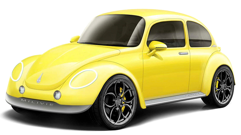 The original Volkswagen Beetle worth 2.1 million dirhams.  The market reaches 2023