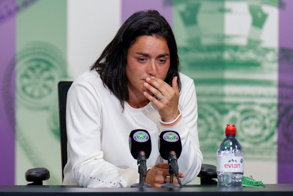 A sad end to Tunisian Anse Jaber's ambitions at Wimbledon tennis