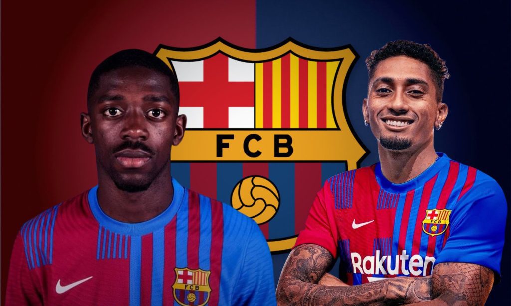 Barcelona sign Brazilian Rafinha and renew Dembele's contract