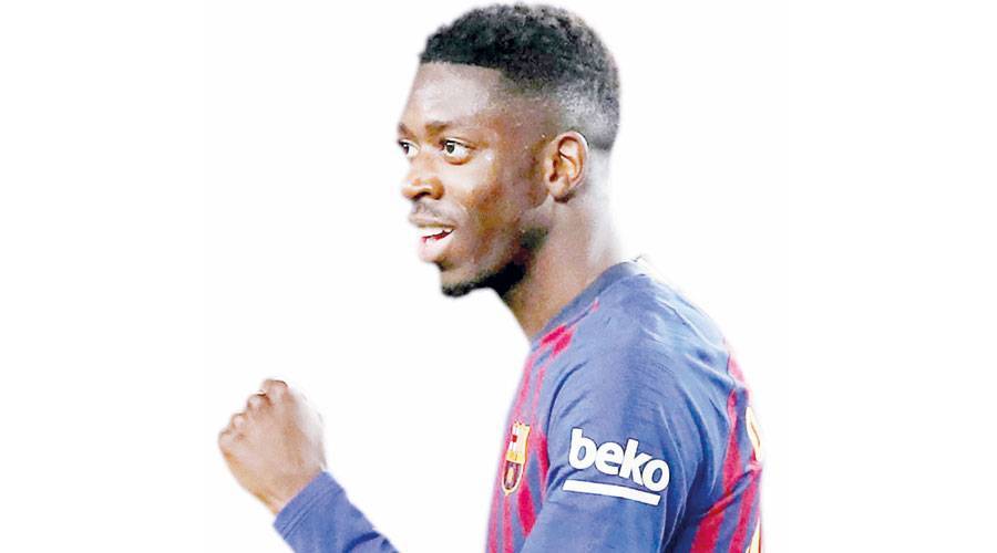Dembele came to Barcelona to renew his contract