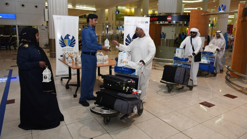 Facilities for receiving pilgrims at Dubai Airport