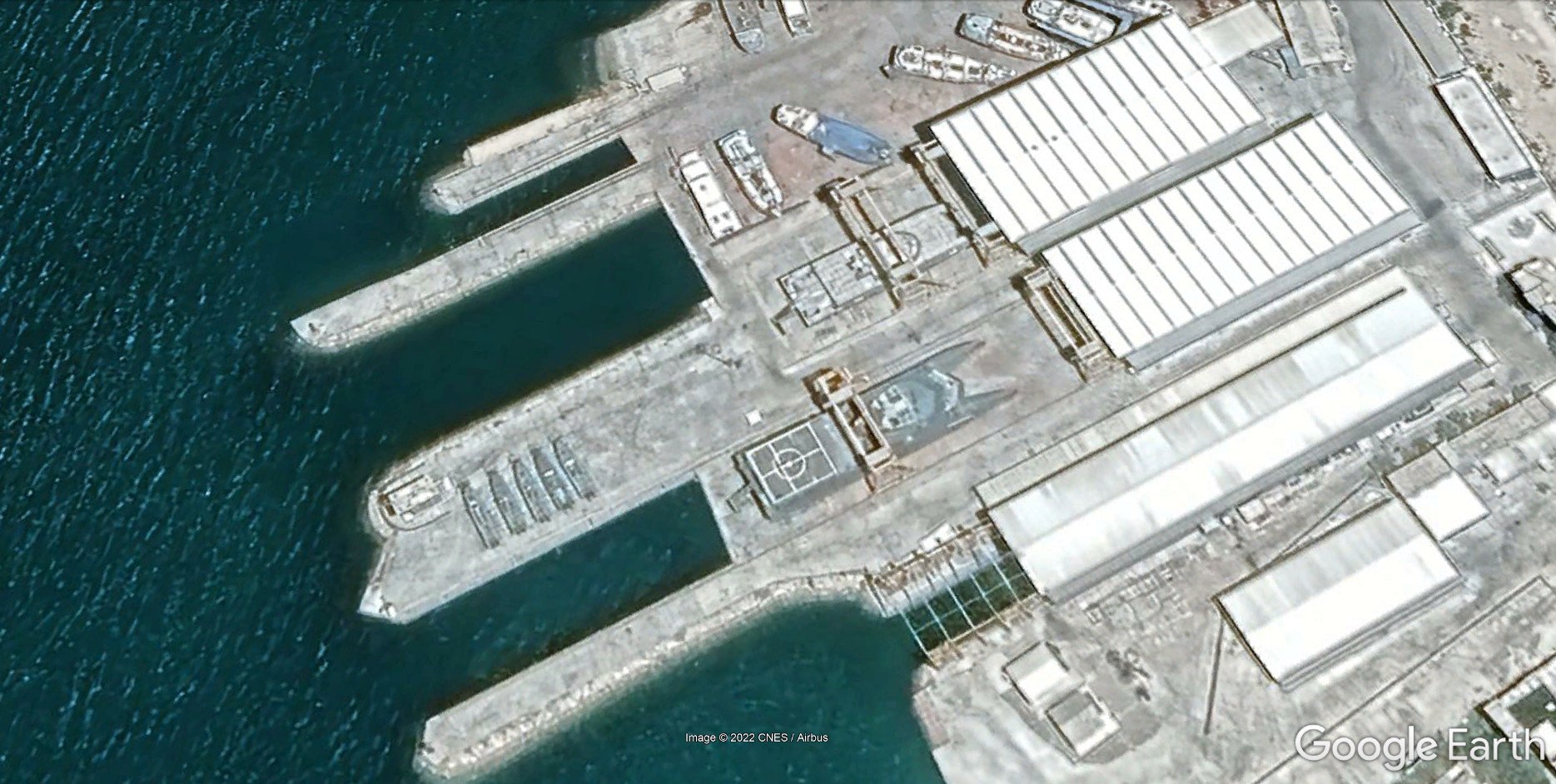 Satellite images reveal new Iranian "ghost boat" under construction