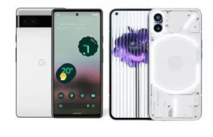تكنولوجيا : إيه الفرق؟.. أبرز الاختلافات بين هاتفي Google Pixel 6a وNothing Phone