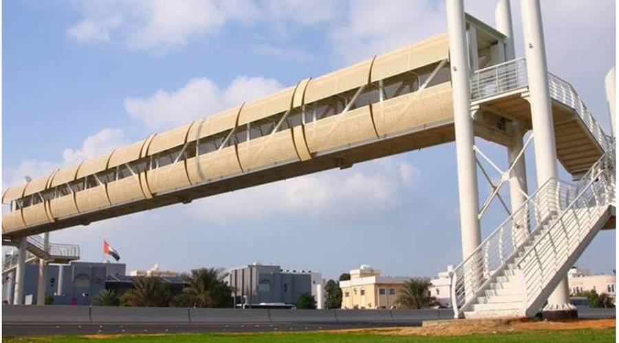 Abu Dhabi has 36 pedestrian bridges providing a safe traffic environment to reduce traffic accidents