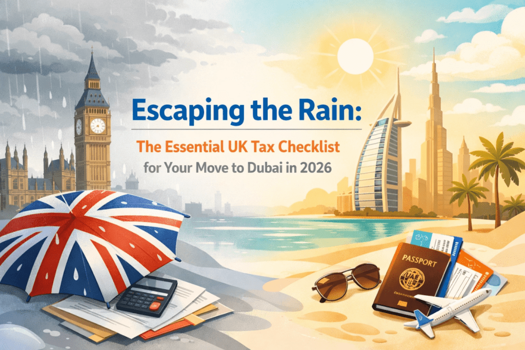 Escaping the Rain: The Essential UK Tax Checklist for Your Move to Dubai in 2026 UK tax