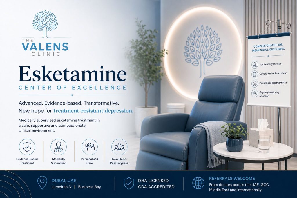 The Valens Clinic Launches the First Dedicated Esketamine Referral Center in the Middle East