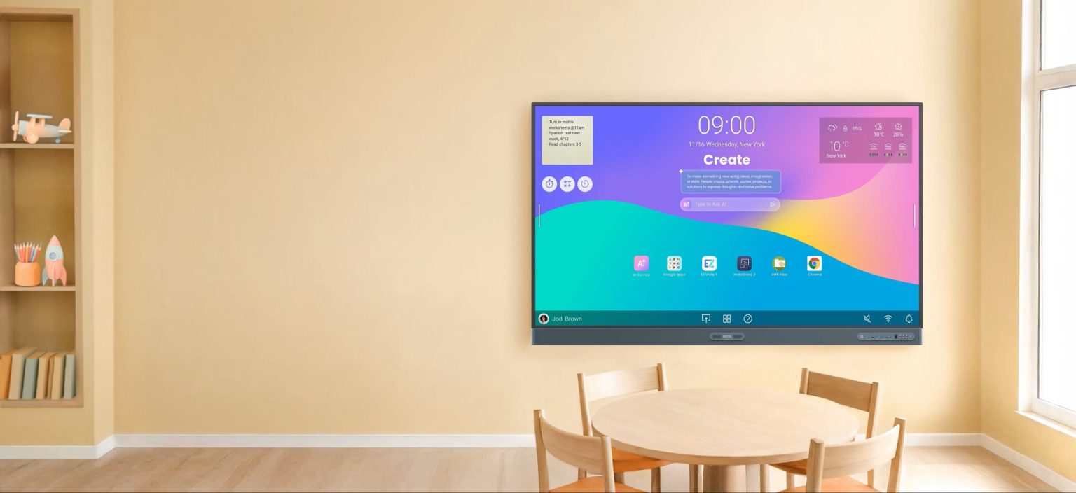 BenQ Launches RP05 Whiteboard With Industry-First 50-Point Touch for Middle East Schools