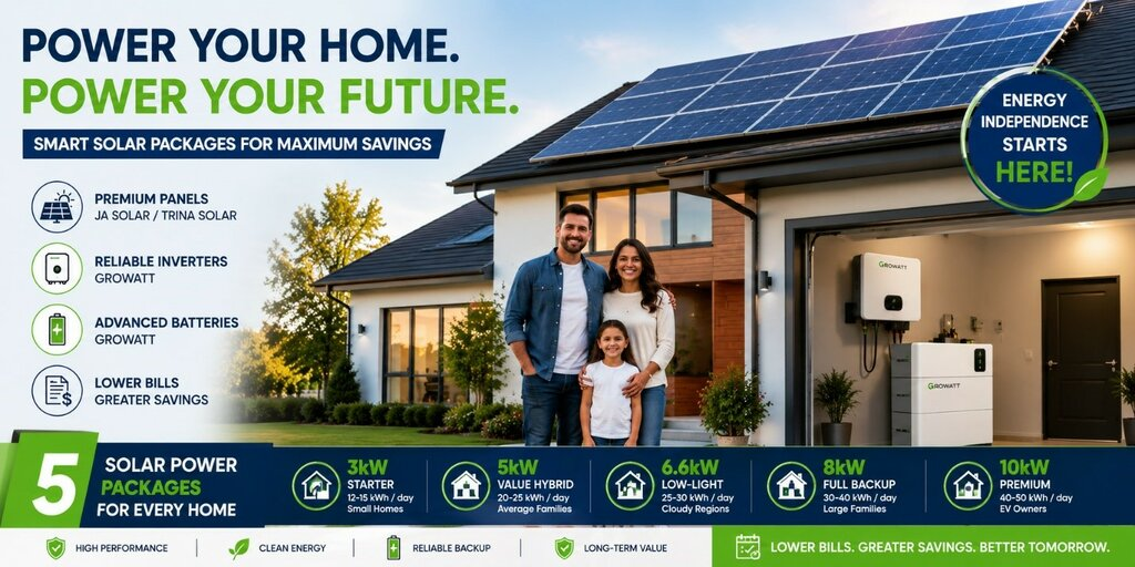 Best Solar Power Packages for Homes: Maximum Performance at the Best Value Best Solar Power Packages for Homes