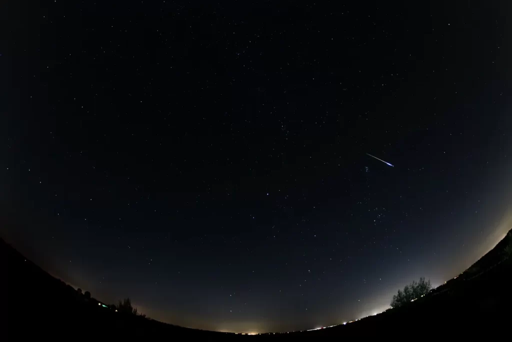 Perseids meteor shower Mleiha