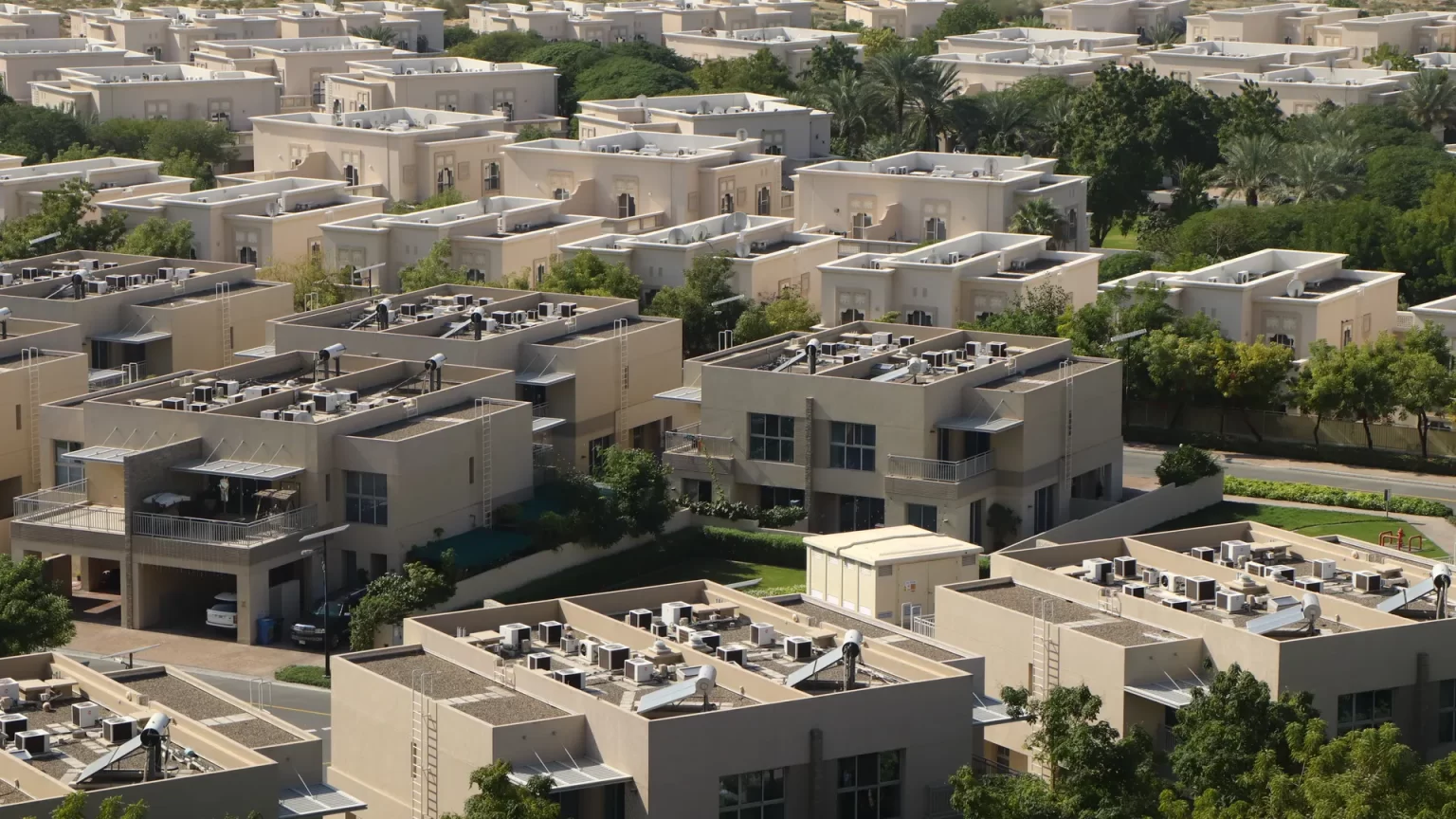Skyline comparison showing Dubai and Riyadh modern architecture and real estate development