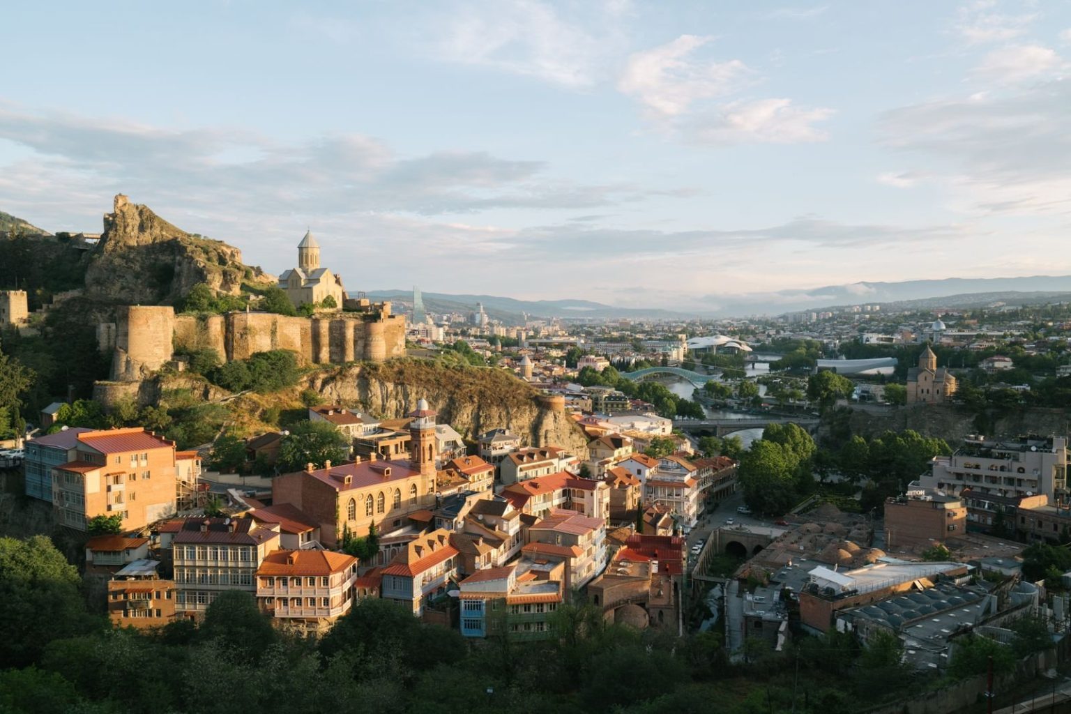 Georgia recorded 145,513 visits from GCC countries in 2025, up 3.4%, as it courts Gulf travellers Aerial view of Tbilisi and the Narikala Fortress in Georgia
